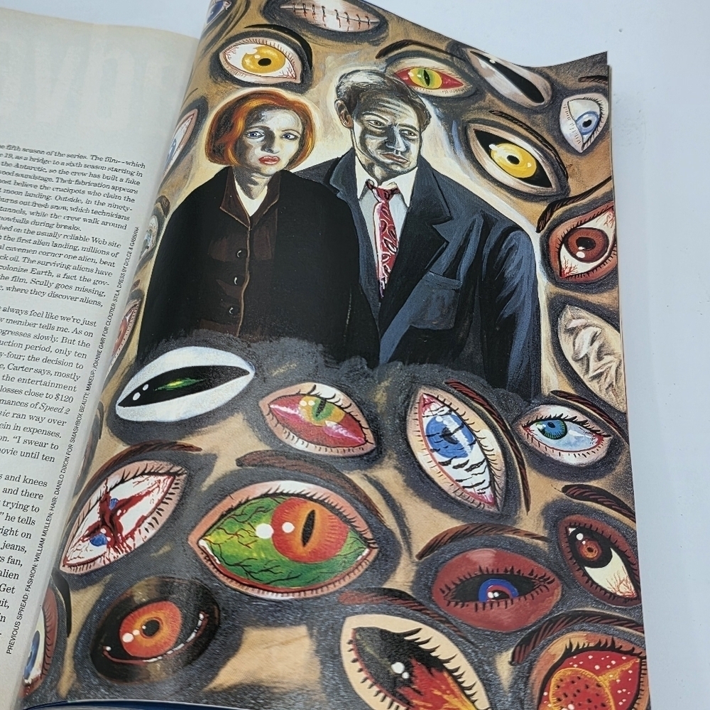 Vintage Details Magazine June 1998 X-Files Movie Exclusive Issue - Picture 11 of 12